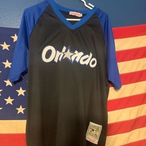 Orlando Magic Mitchell and Ness Baseball Jersey